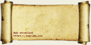 Kristina Perov vizit kartica